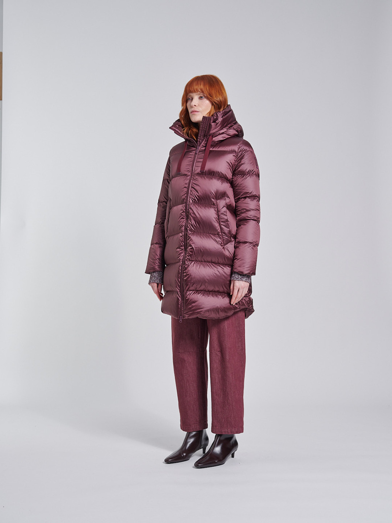 DOWN JACKET - BERRY CHOCOLATE