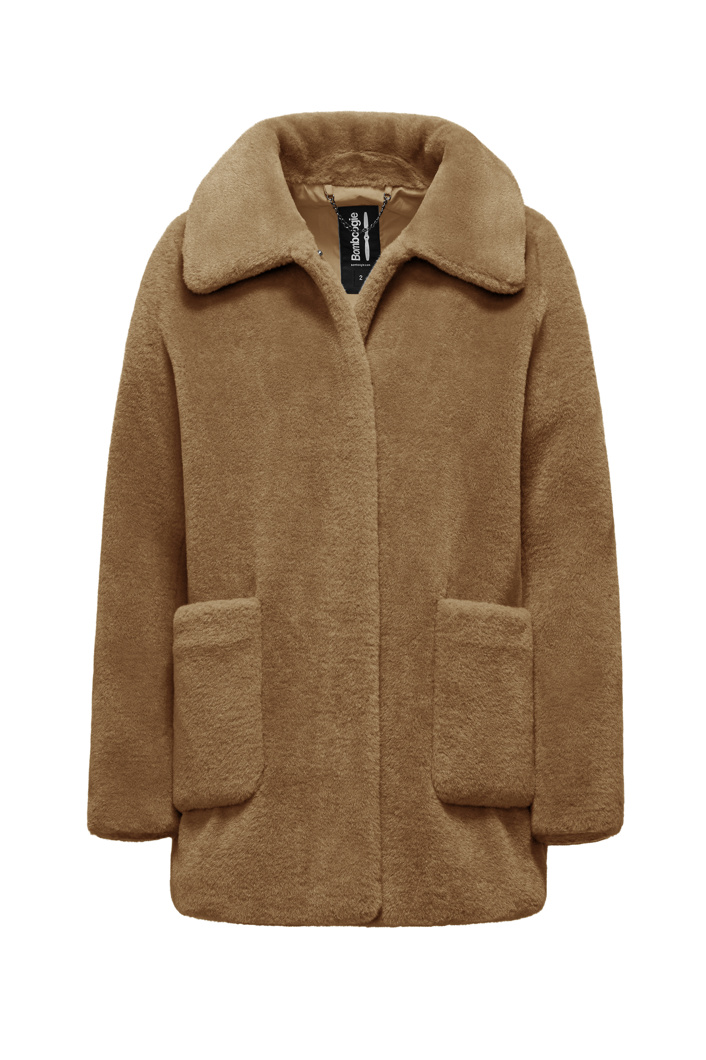 FUR JACKET - BLACK