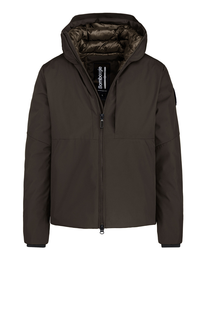 DOWN JACKET - DARK BROWN