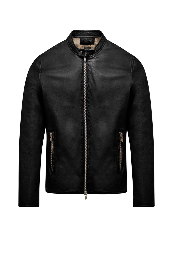 LEATHER JACKET - BLACK