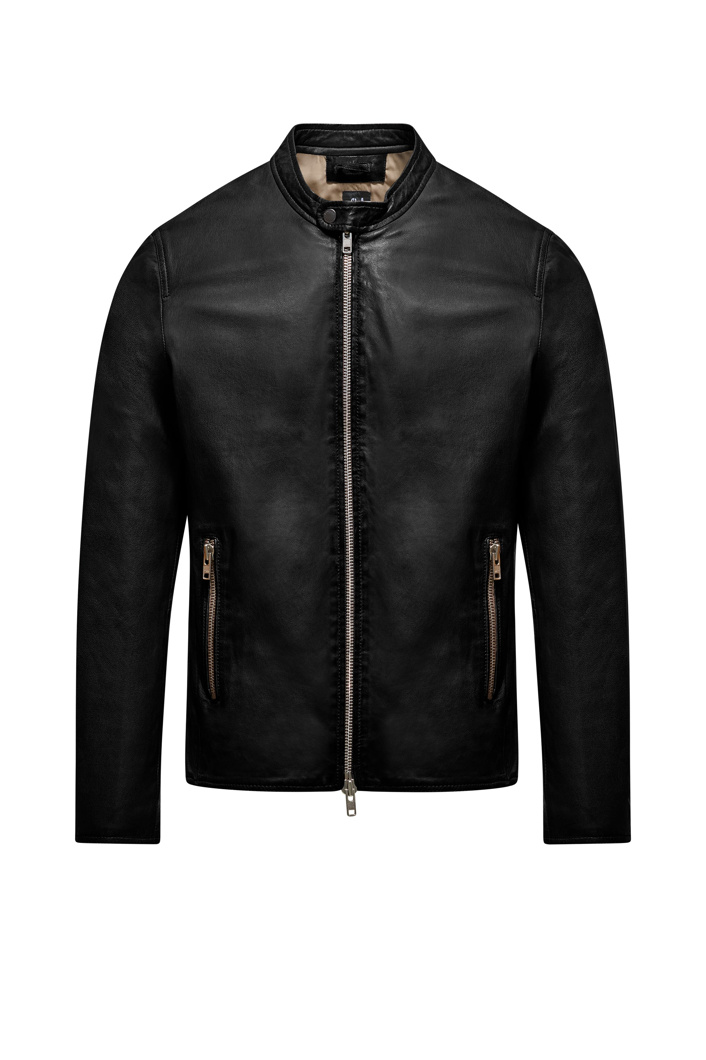 LEATHER JACKET - BLACK