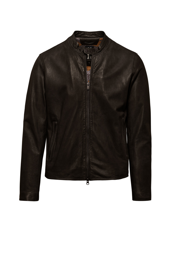 LEATHER JACKET - BLACK