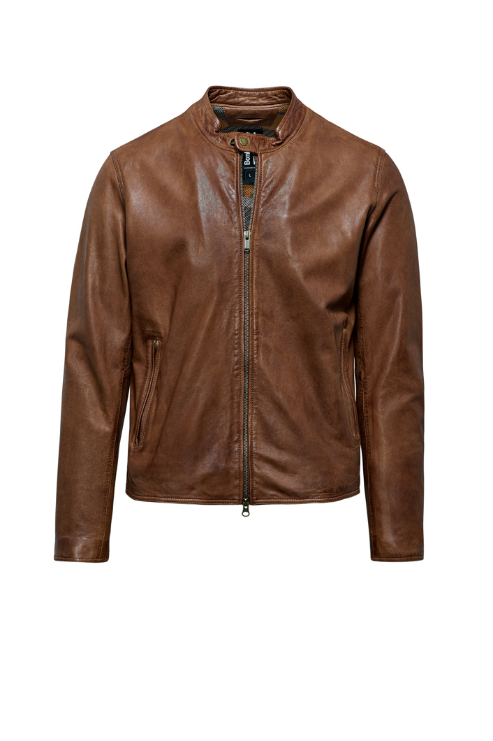 LEATHER JACKET - BLACK
