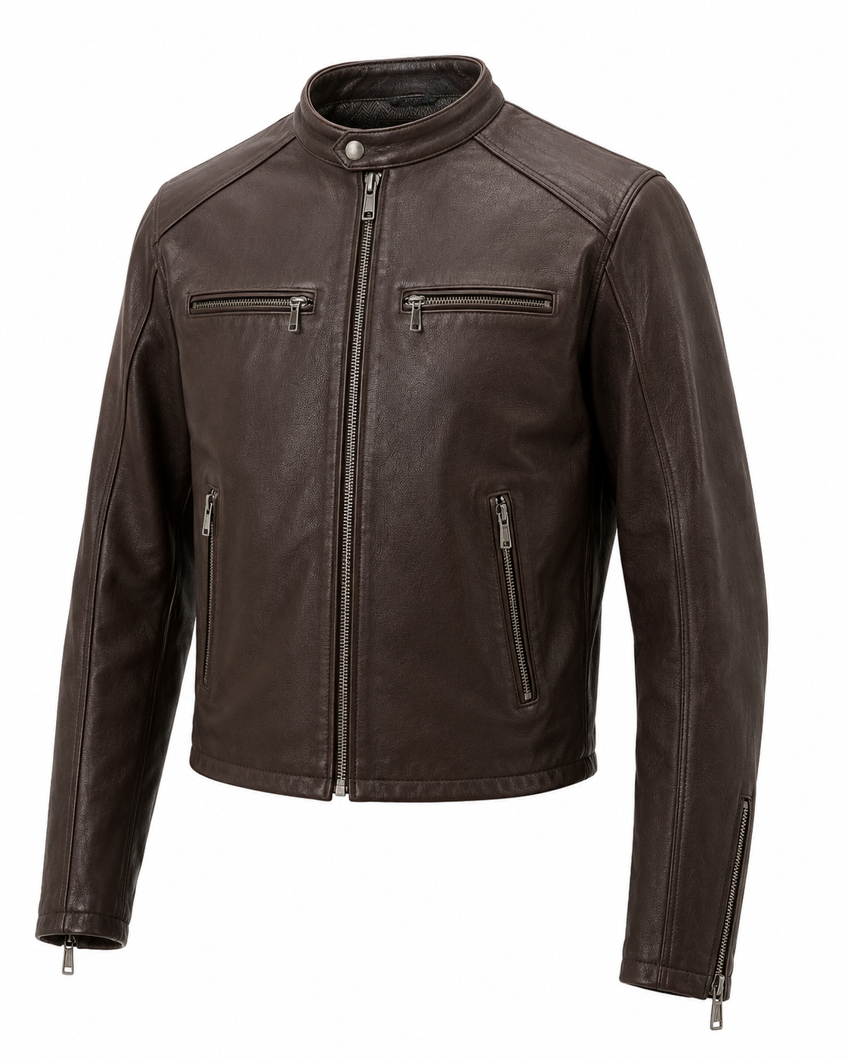 JACKET - DARK BROWN