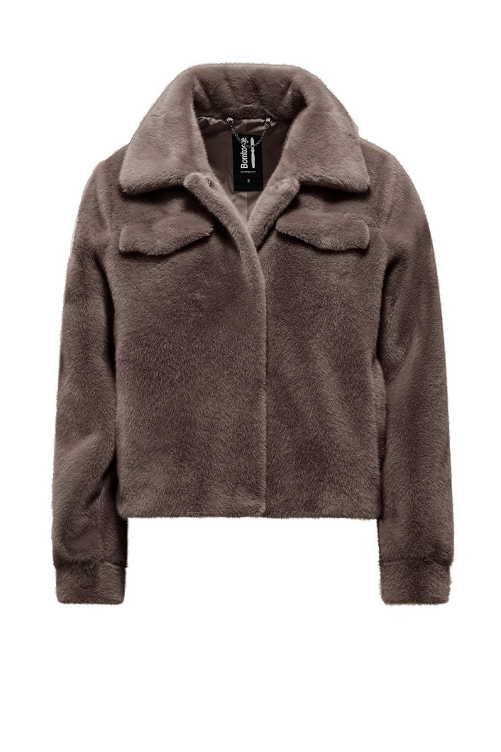 FUR JACKET - URBAN BRONZE