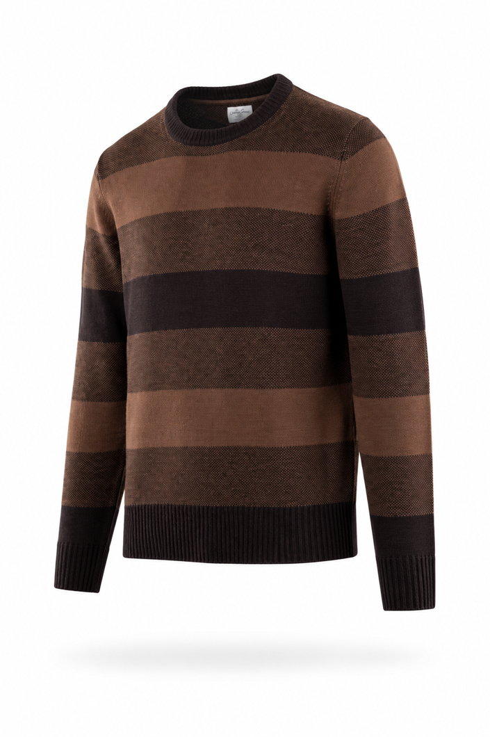 JUMPER - BROWN/BLACK