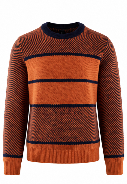 JUMPER - BLUE/BISCUIT