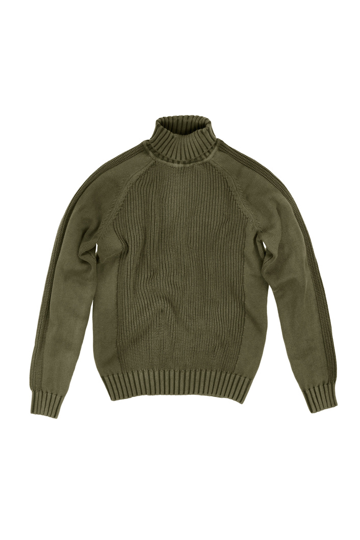 JUMPER - DARK OLIVE FADE