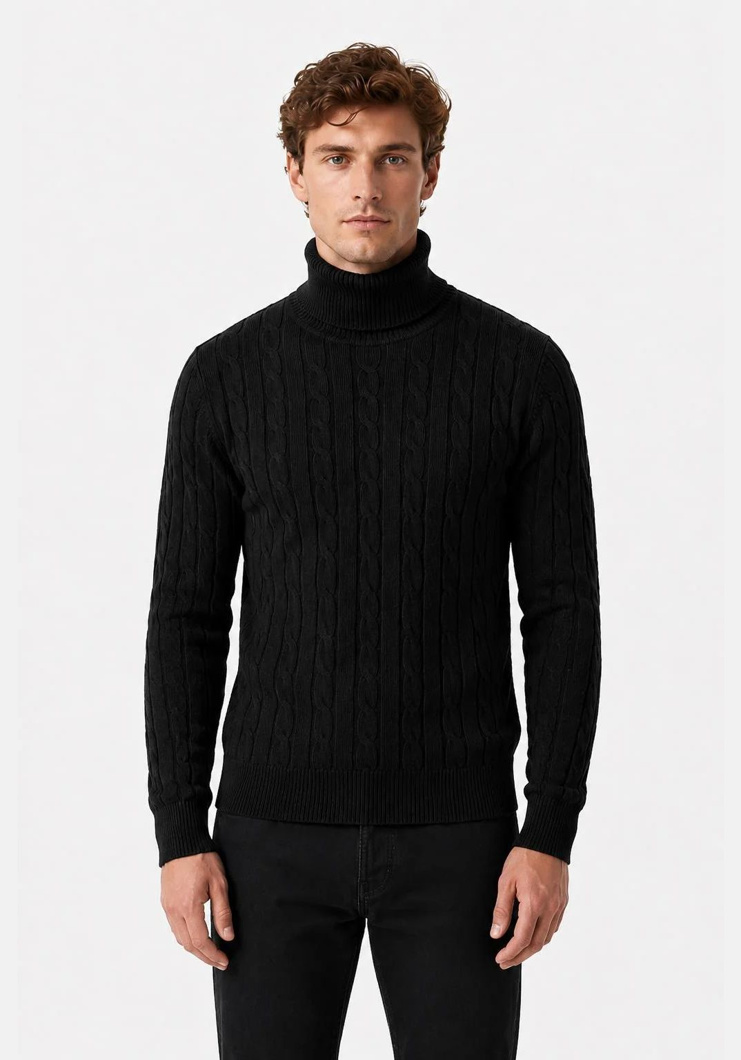 TURTLENECK - BLACK FADE