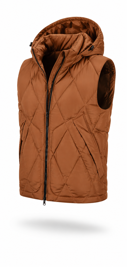 DOWN VEST - BLACK
