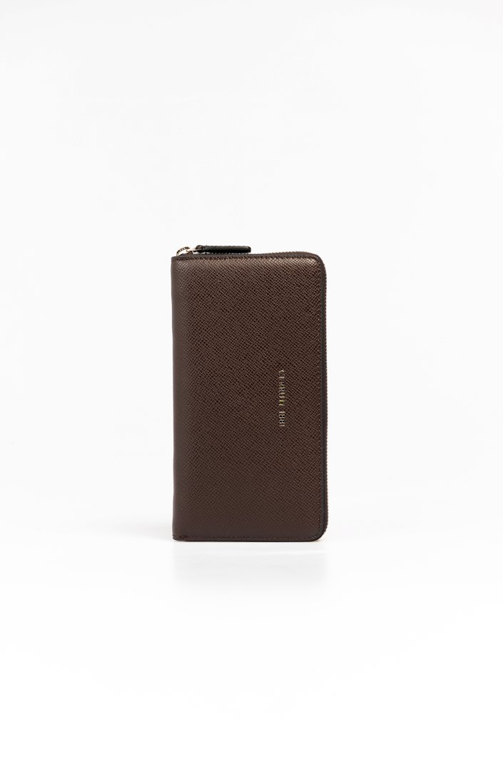 CLUTCH BAG - DARK BROWN