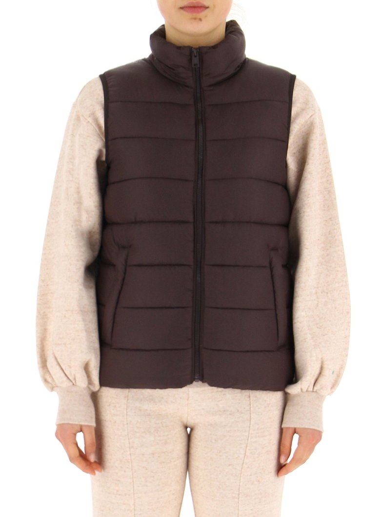 DOWN VEST - JAVA BROWN