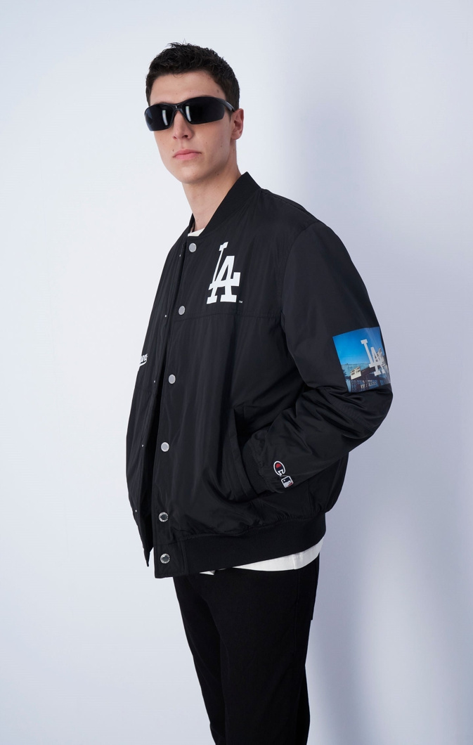 BOMBER - NEW BLACK / CHARCOAL - DODGER