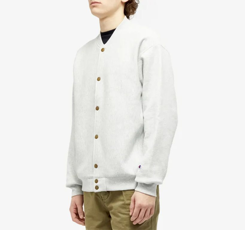 BOMBER - LIGHT OXFORD GREY MELANGE