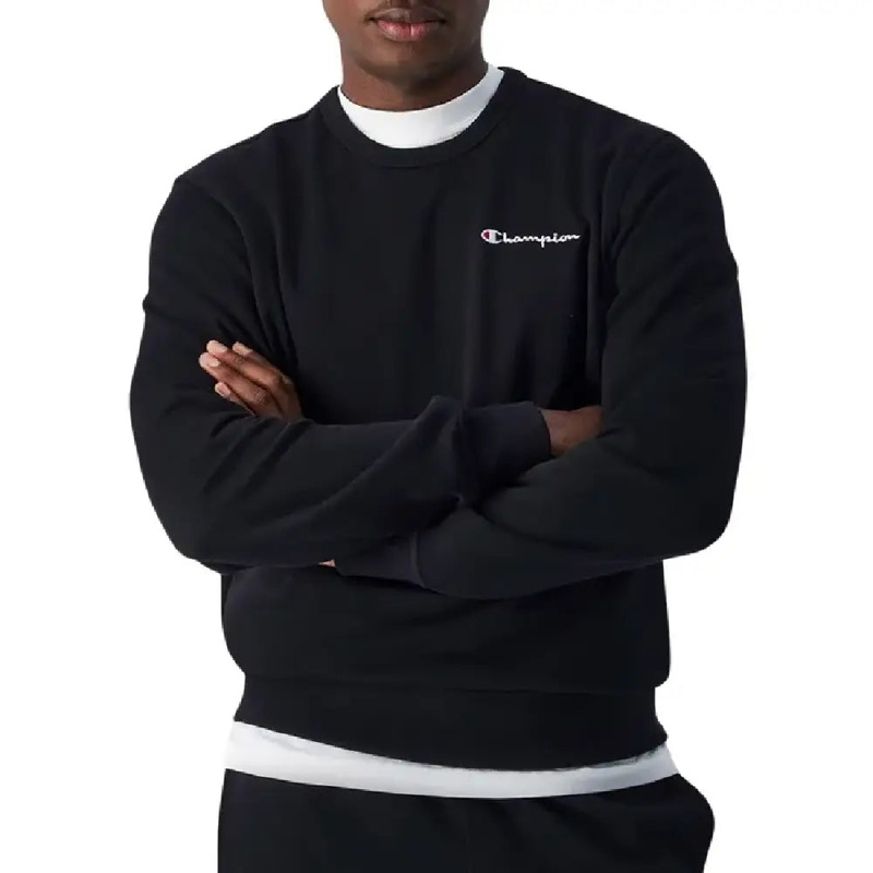 CREWNECK - NEW BLACK - HEATHER (NON - SOLID)