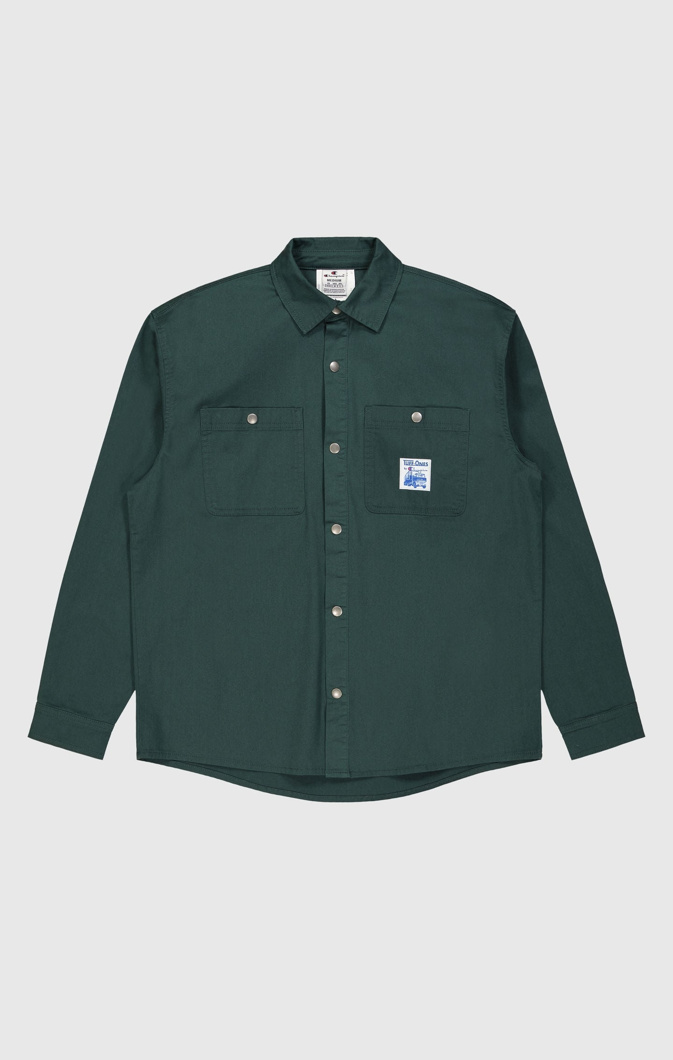SHIRT LONG SLEEVE - BOTTLE BLUE