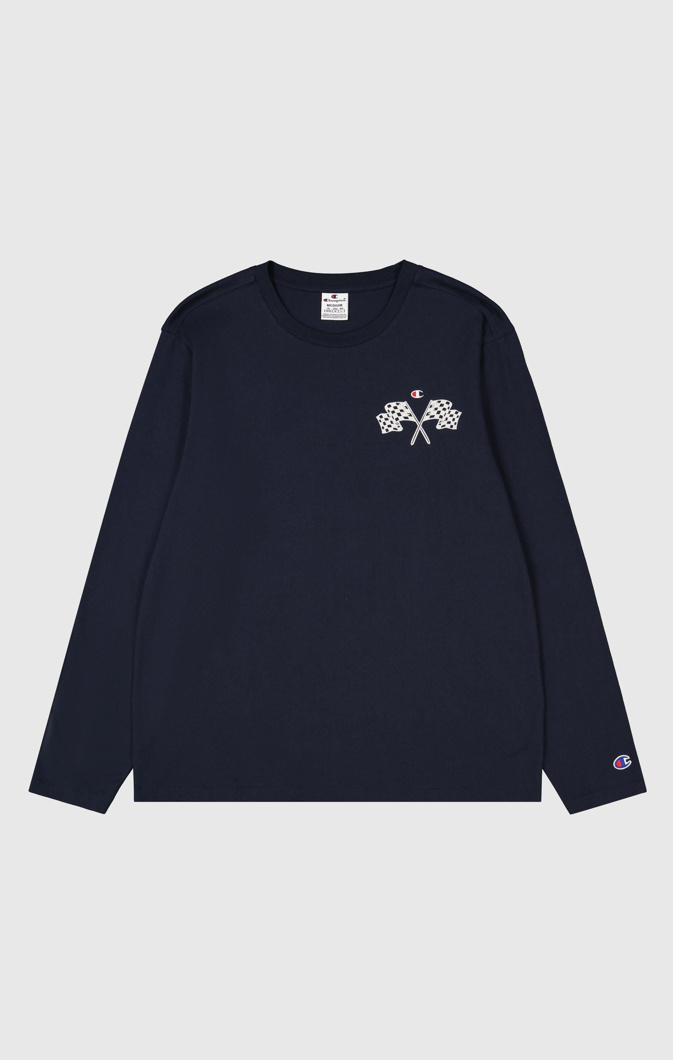 T-SHIRT LONG SLEEVE - BLUE NAVY