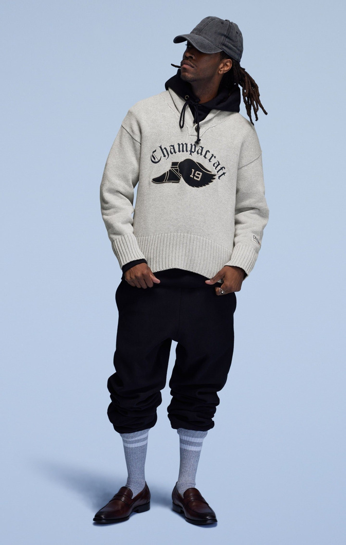 SWEATSHIRT - LIGHT OXFORD GREY MELANGE / LIGHT OXFORD GREY MELANGE