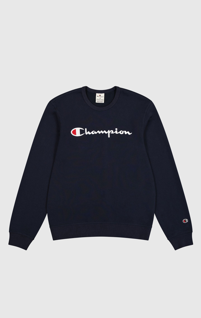 CREWNECK SWEATSHIRT - NEW NAVY - HEATHER (NON - SOLID)