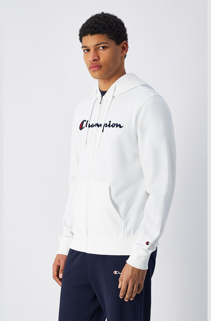 SWEATSHIRT - WHITE - HEATHER (NON - SOLID)