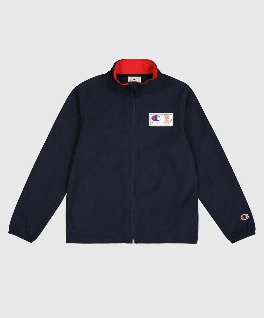 CREWNECK - NEW NAVY / CRIMSON RED