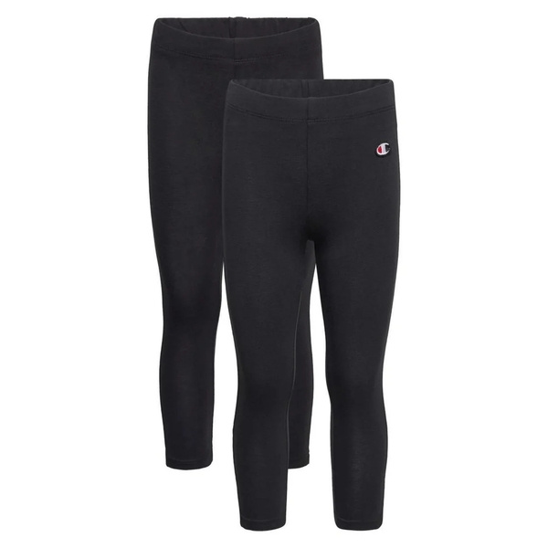 LEGGINGS 2 PACK - NEW BLACK / NEW BLACK - HEATHER (NON - SOLID)