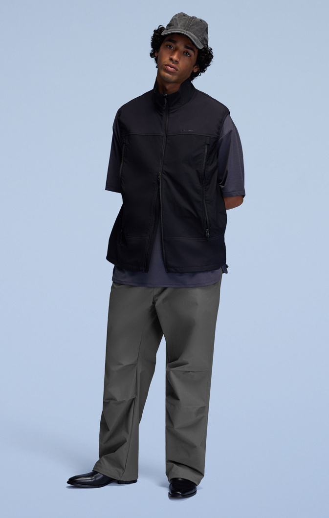 DOWN VEST - BLUE