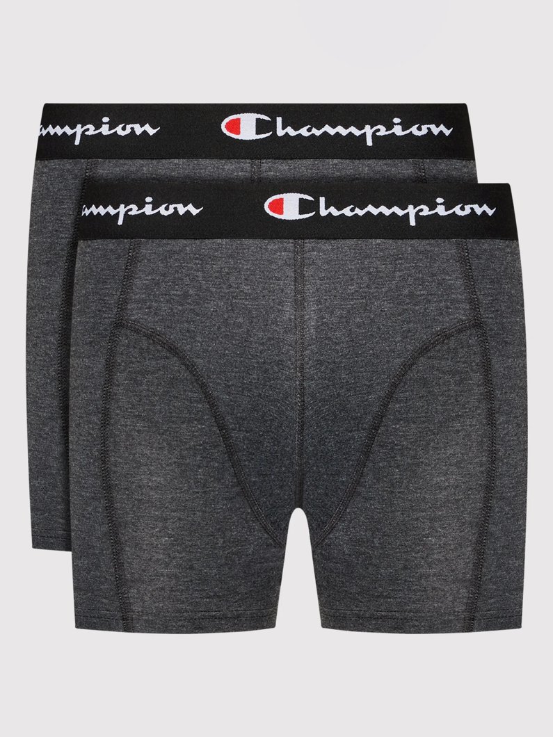BOXERS 2 PACK - GREY
