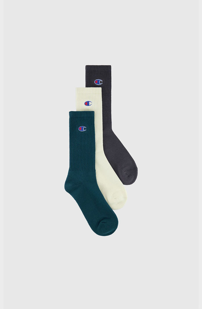 SOCKS 3 PACK - NORTHERN / NATURAL / EMERALD
