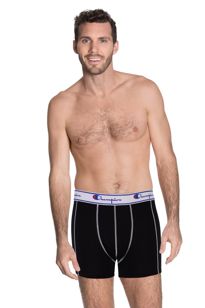 BOXERS 2 PACK - GREY/BLACK