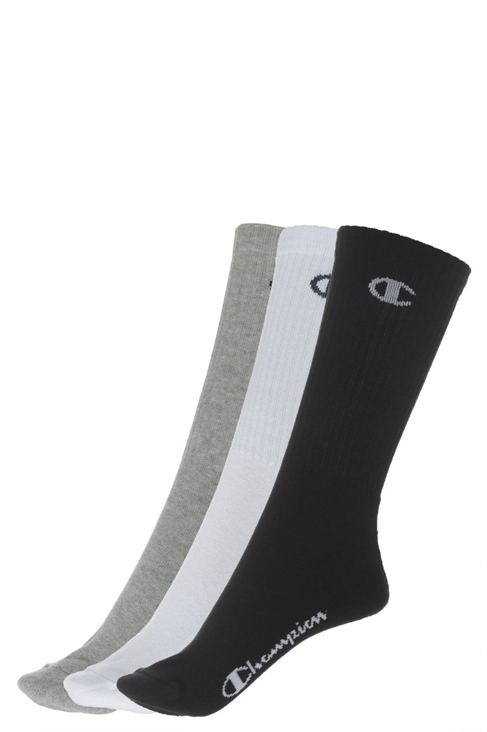 SOCKS 3 PACK - MIX WHITE/BLACK/GREY