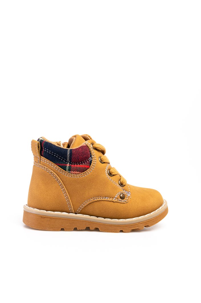 ANKLE BOOTS - OCHRE