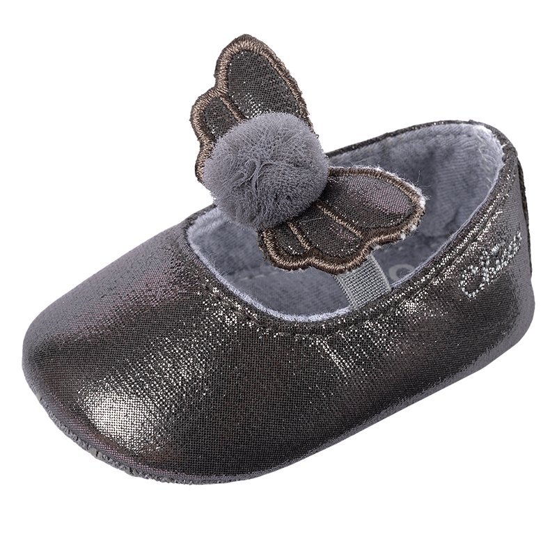 BALLET FLATS - STEEL