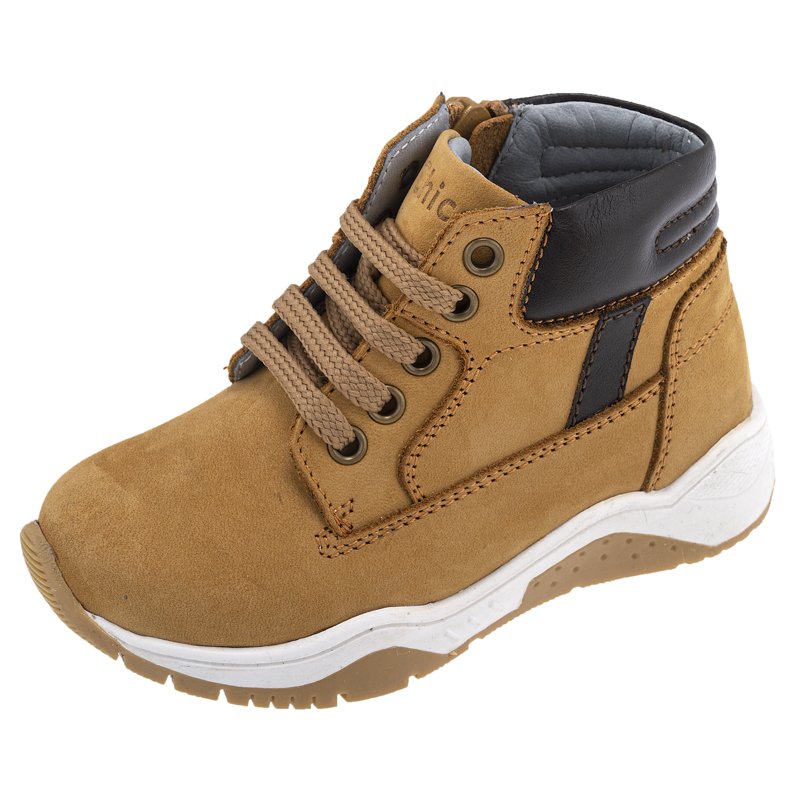 ANKLE BOOTS - OCHRE
