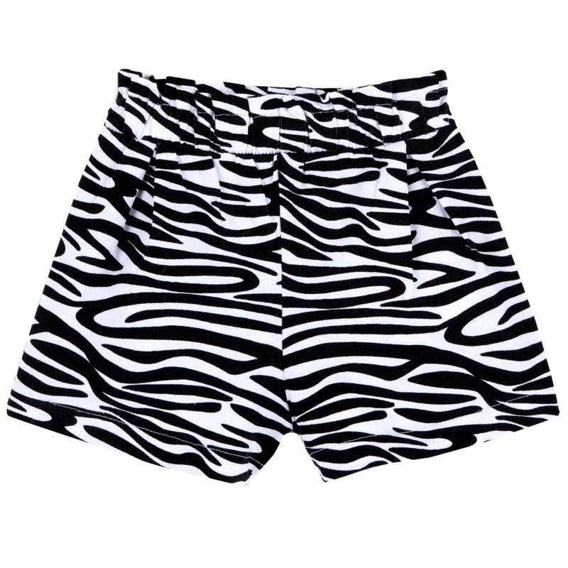 SHORTS - WHITE/BLACK