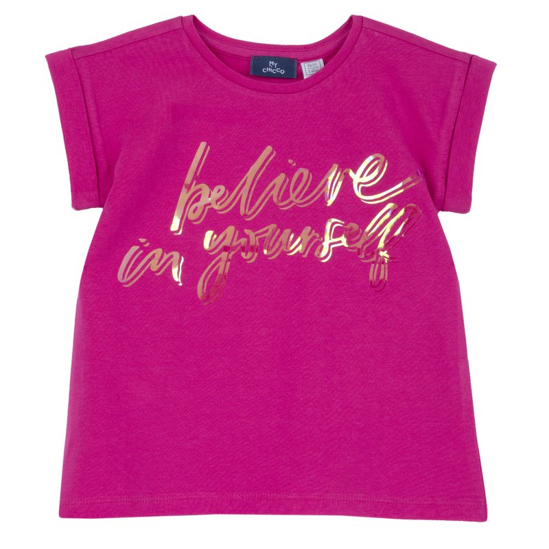 T-SHIRT SHORT SLEEVE - DARK PINK