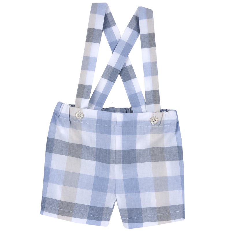 SHORTS - WHITE/BLUE