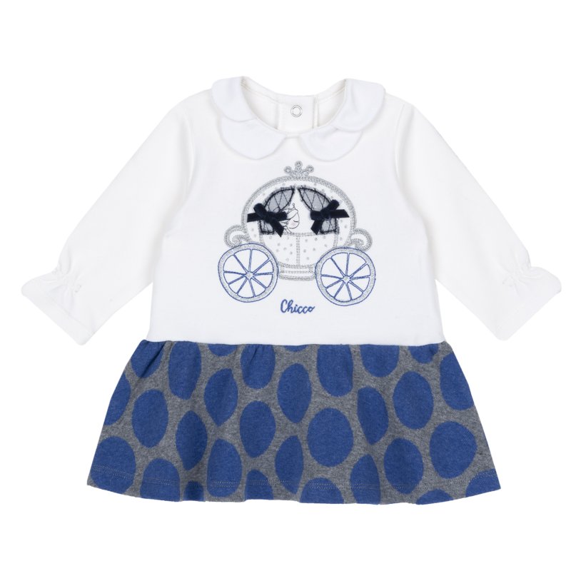 DRESS LONG SLEEVE - WHITE