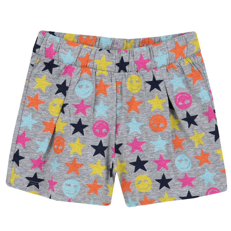 SHORTS - GREY STRIPED