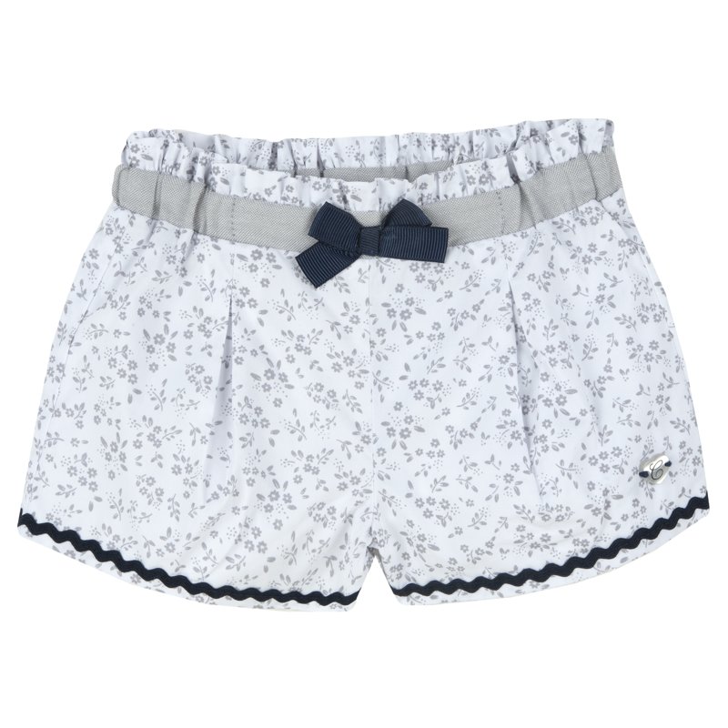 SHORTS - GREY PRINTED