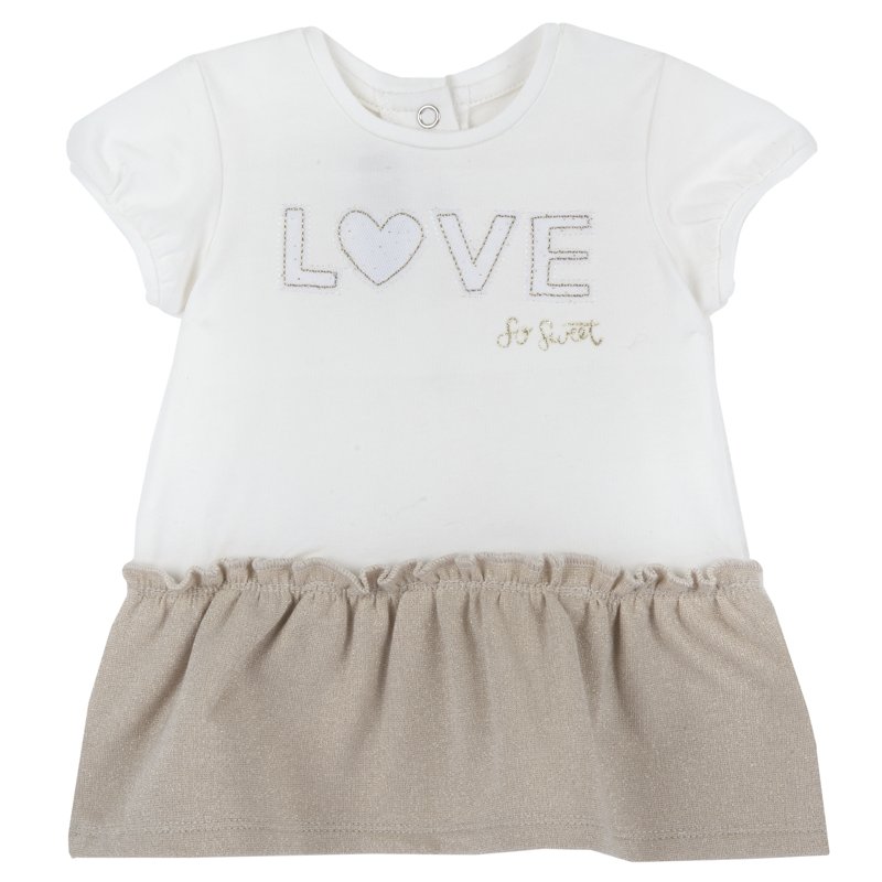 DRESS SHORT SLEEVE - WHITE