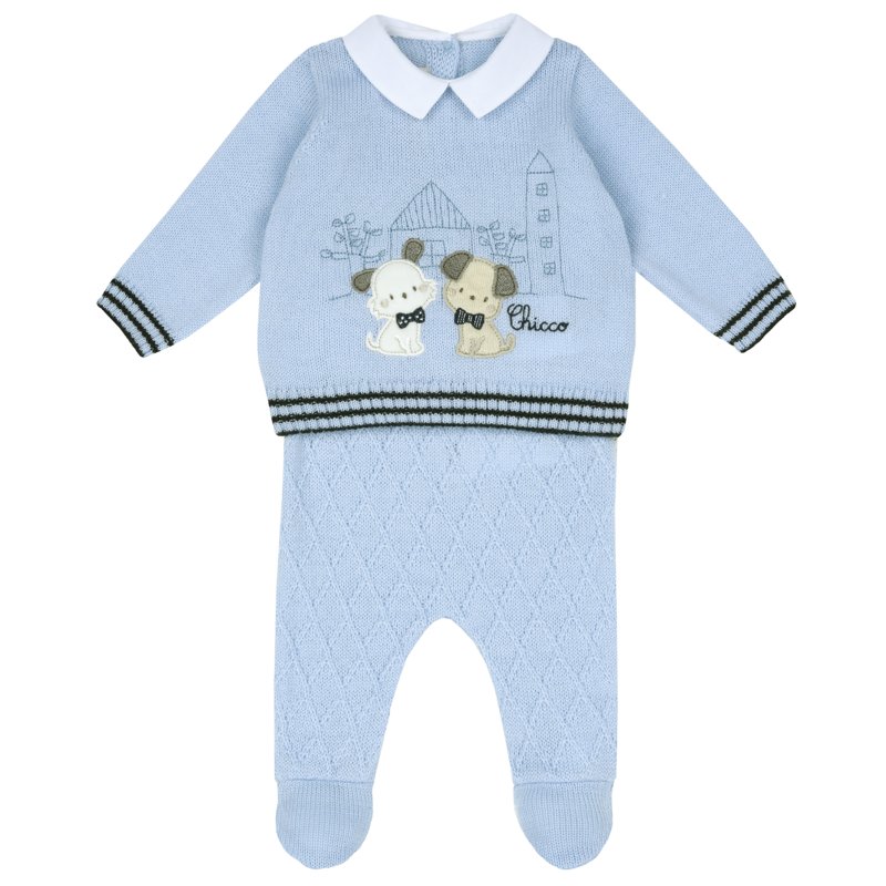 SET 2: SWEATER + PANTS - LIGHT BLUE
