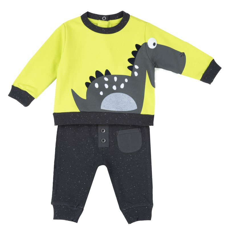 SET 2: SWEATSHIRT + PANTS - DARK GREY