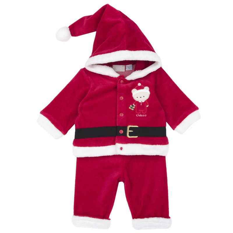 SET 2: CARDIGAN + PANTS - MEDIUM RED