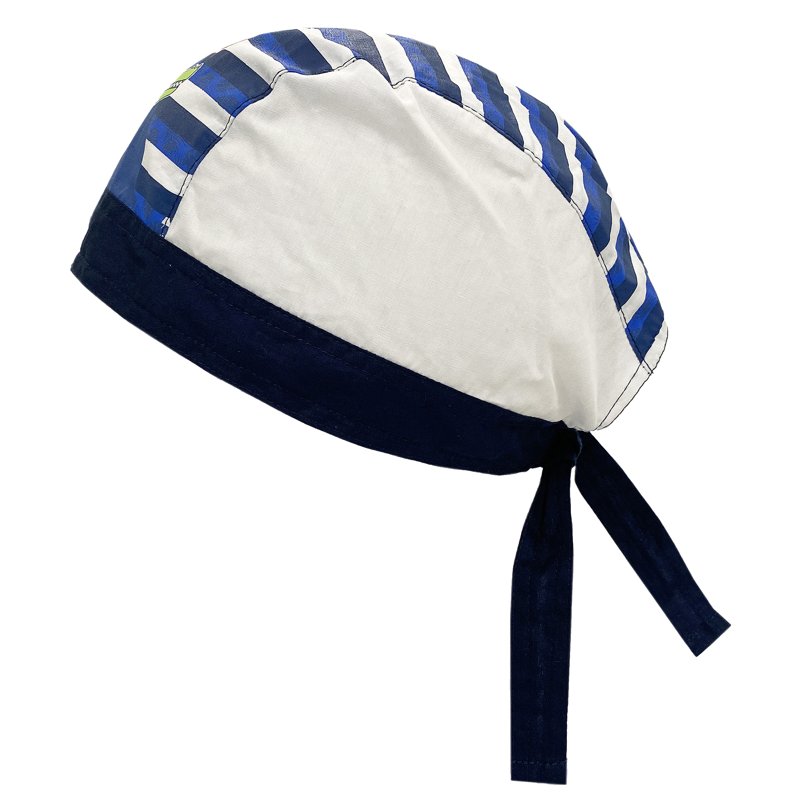 BANDANA - WHITE/BLUE