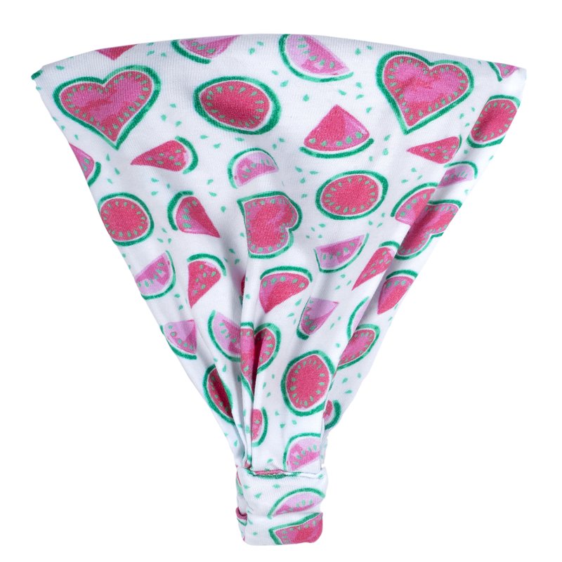 BANDANA - WHITE/RED