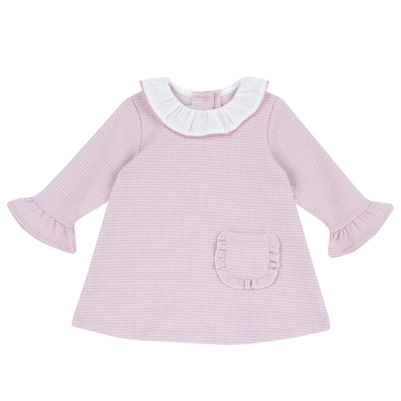 DRESS LONG SLEEVE - MEDIUM PINK