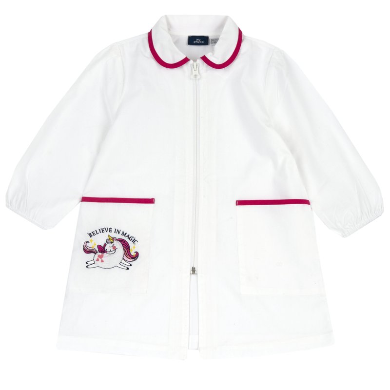 KINDERGARDEN APRON - WHITE