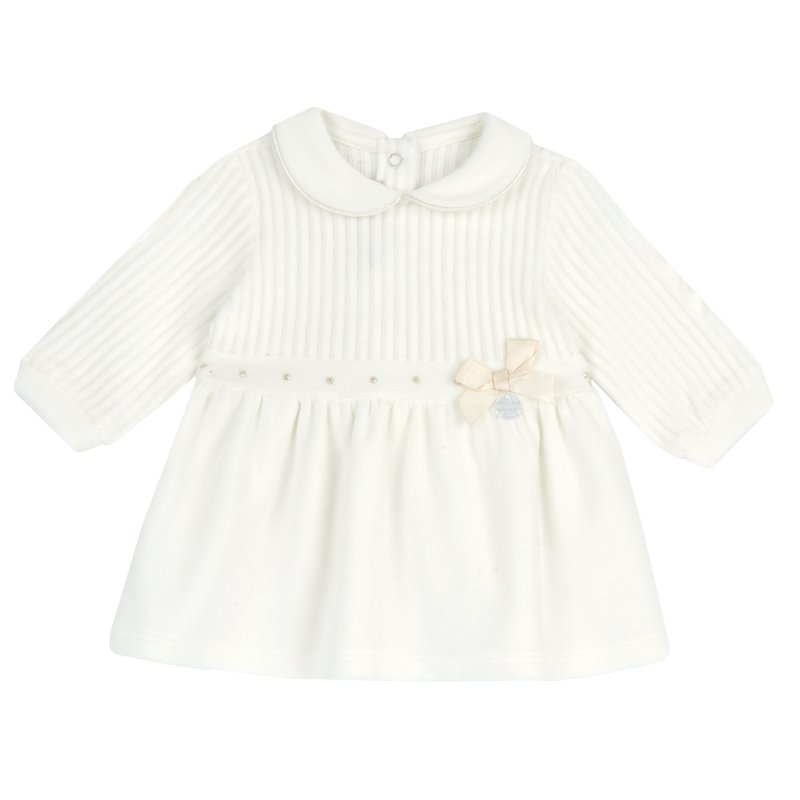 DRESS LONG SLEEVE - WHITE