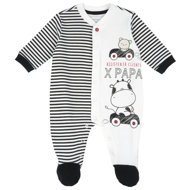 JUMPSUIT - WHITE/BLACK